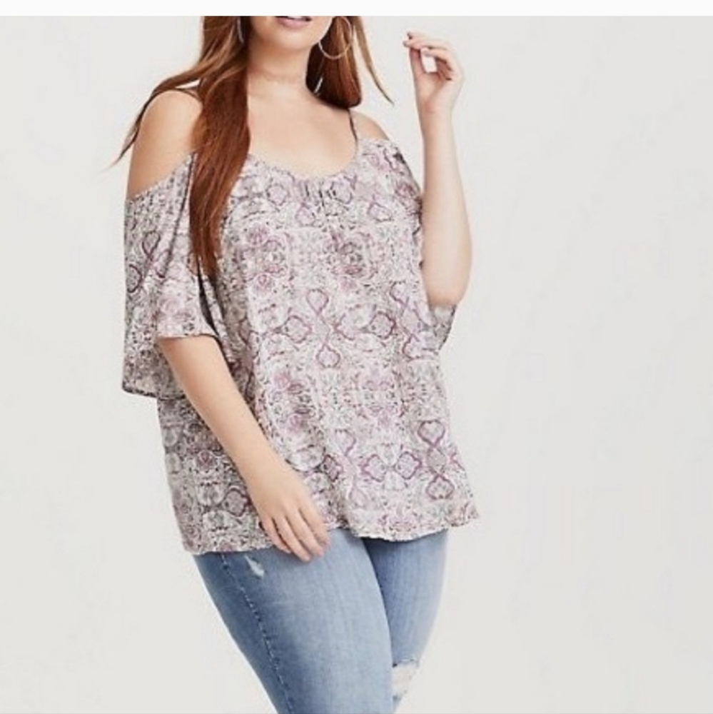 Torrid Floral Blouse